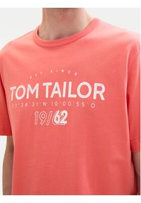 Tom Tailor T-Shirt 1041871 Czerwony Regular Fit. Kolor: czerwony. Materiał: bawełna
