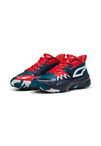 Buty koszykarskie męskie Puma Genetics Mid. Kolor: wielokolorowy. Materiał: materiał, syntetyk. Szerokość cholewki: normalna. Sport: koszykówka