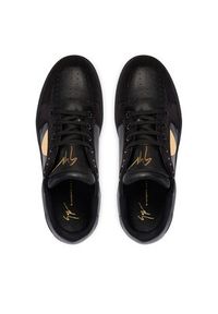 Giuseppe Zanotti Sneakersy RU50044/001 Czarny. Kolor: czarny. Materiał: skóra