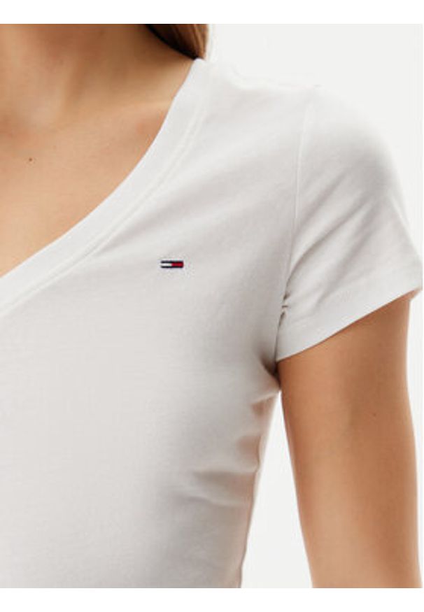 Tommy Jeans Komplet 2 t-shirtów DW0DW21367 Kolorowy Slim Fit. Materiał: bawełna. Wzór: kolorowy