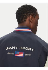 GANT - Gant Kurtka bomber Varsity 7006519 Granatowy Regular Fit. Kolor: niebieski. Materiał: bawełna #5