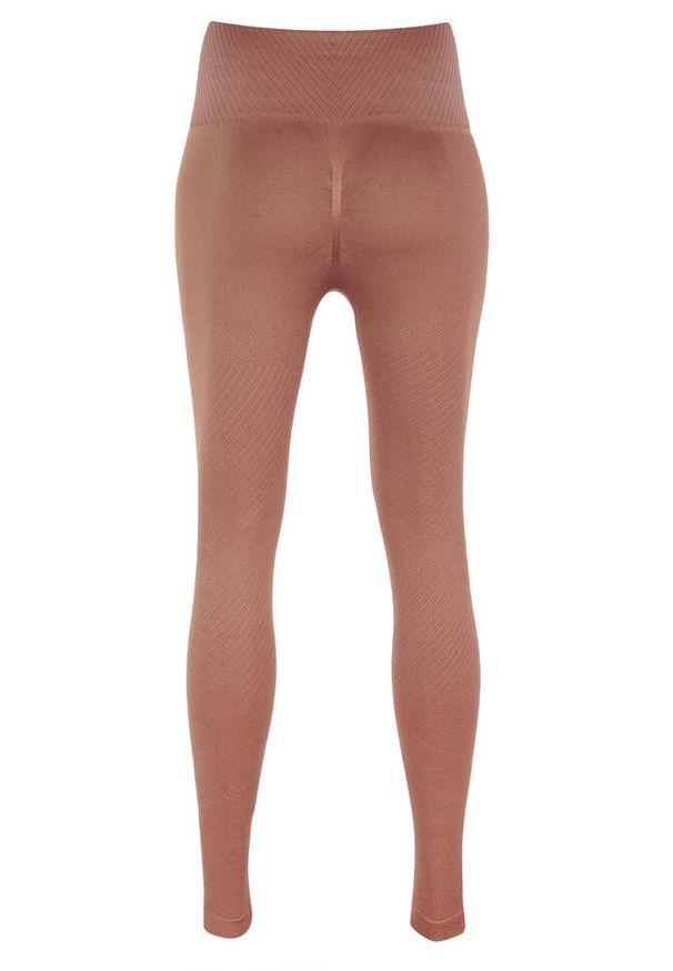 BESHAPED - Legginsy fitness damskie Beshaped Femme Force bezszwowe. Kolor: różowy. Materiał: nylon. Sport: fitness