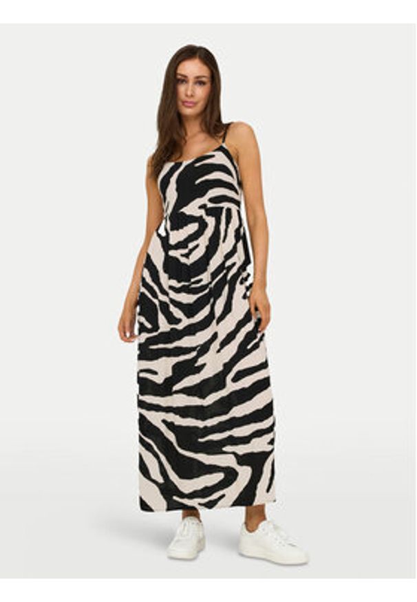 only - ONLY Sukienka letnia Nova 15347730 Czarny Regular Fit. Kolor: czarny. Materiał: wiskoza. Sezon: lato