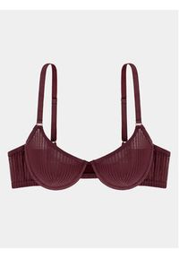 Dorina Biustonosz z fiszbiną Yara D001614LA077 Bordowy. Kolor: czerwony. Materiał: syntetyk #10