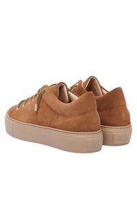 AGL Sneakersy Crystal New D925300FGKV153G594 Brązowy. Kolor: brązowy. Materiał: zamsz, skóra #5