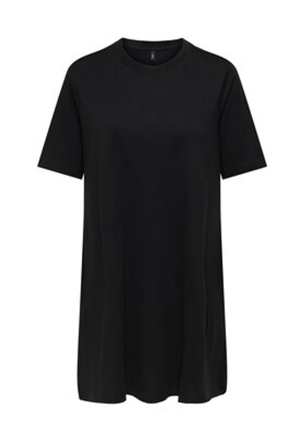 only - ONLY Sukienka codzienna Mara 15374631 Czarny Oversize. Okazja: na co dzień. Kolor: czarny. Materiał: bawełna. Typ sukienki: proste, oversize. Styl: casual