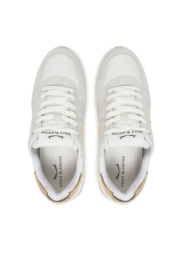 Voile Blanche Sneakersy Merry Power 2018794 1N03 Biały. Kolor: biały. Materiał: zamsz, skóra