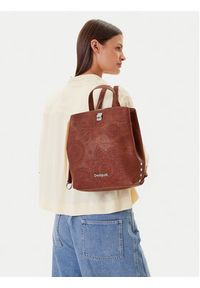 Desigual Plecak Dejavu Sumy Mini 25SAKP02 Brązowy. Kolor: brązowy. Materiał: skóra #5