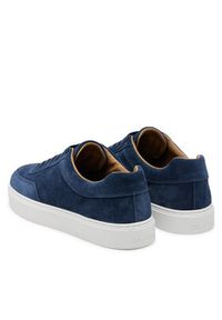 Calvin Klein Sneakersy Clean Cup Low Laceup Oxf Su HM0HM01880 Granatowy. Kolor: niebieski. Materiał: skóra #6