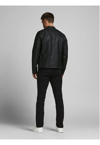 Jack & Jones Kurtka z imitacji skóry 12182461 Czarny Regular Fit. Kolor: czarny. Materiał: skóra #3