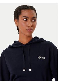 Guess Sukienka dzianinowa V5BK01 Z1152 Granatowy Regular Fit. Kolor: niebieski. Materiał: akryl #5