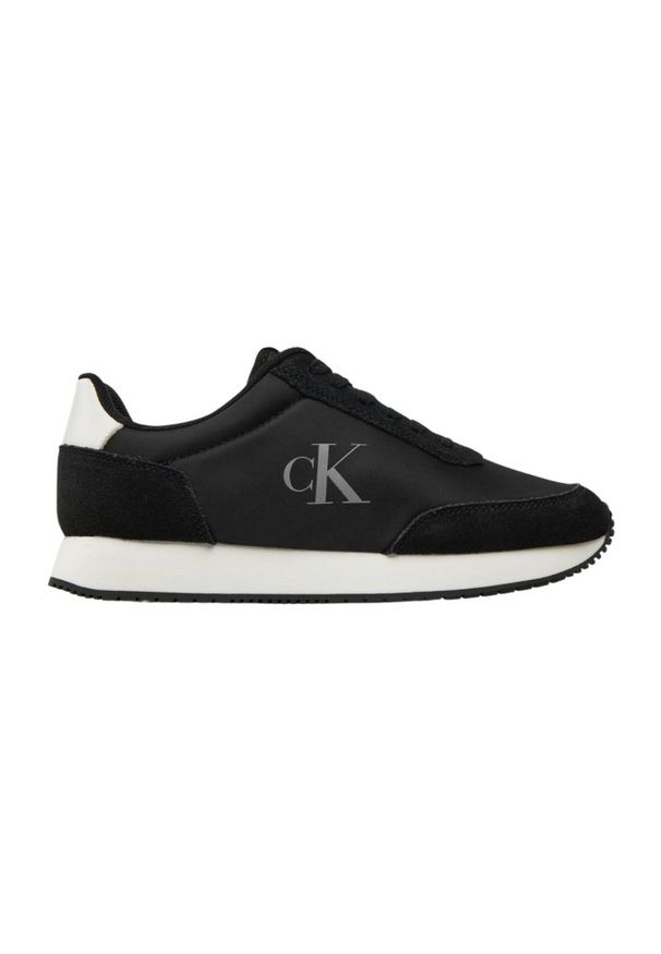 Calvin Klein - CALVIN KLEIN Czarne sneakersy damskie, Rozmiar 41. Kolor: czarny