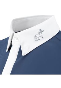 KENTUCKY HORSEWEAR - Dziecięca koszulka polo z długim rękawem do jazdy konnej Kentucky Osaka. Typ kołnierza: polo. Kolor: niebieski. Długość rękawa: długi rękaw. Długość: długie. Styl: młodzieżowy #1