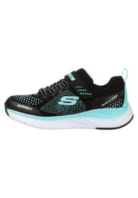 skechers - Buty do chodzenia dla dzieci Skechers Ultra Groove-hydro. Kolor: czarny. Materiał: syntetyk, materiał. Szerokość cholewki: normalna. Model: Skechers Sport. Sport: turystyka piesza