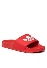 Adidas - adidas Klapki adilette Lite FU8296 Czerwony. Kolor: czerwony. Materiał: skóra #8