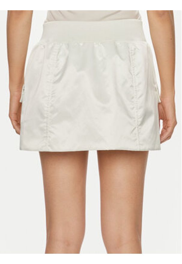 Calvin Klein Jeans Spódnica mini J20J223317 Écru Regular Fit. Materiał: syntetyk