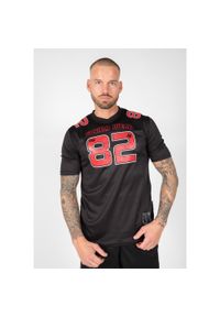 GORILLA WEAR - Koszulka fitness męska Gorilla Wear Fresno T-shirt. Kolor: czerwony, wielokolorowy, czarny. Sport: fitness