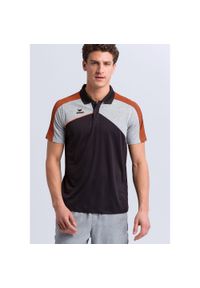 ERIMA - Polo Erima Premium One 2.0. Typ kołnierza: polo. Kolor: czarny, szary, wielokolorowy