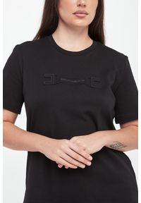 Elisabetta Franchi - T-shirt damski z logo ELISABETTA FRANCHI #3
