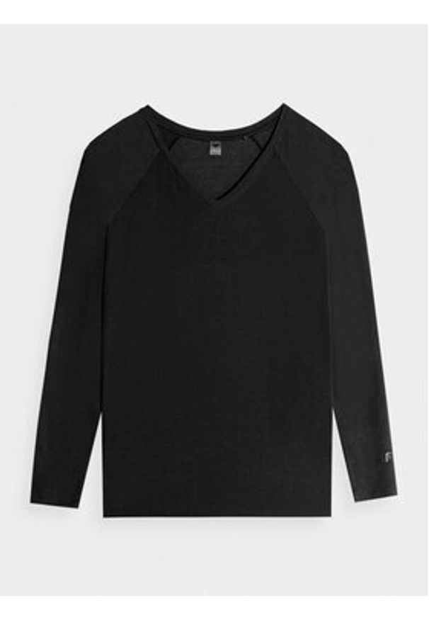 4f - 4F Bluzka 4FAW23TFLOF153 Szary Slim Fit. Kolor: szary. Materiał: syntetyk