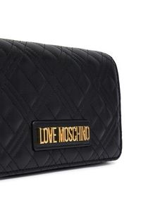 Love Moschino - LOVE MOSCHINO Torebka JC4079PP0OLA0000 Czarny. Kolor: czarny. Materiał: skórzane #6