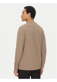 BOSS Longsleeve 50506365 Beżowy Regular Fit. Kolor: beżowy. Materiał: bawełna. Długość rękawa: długi rękaw #3