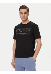 BOSS T-Shirt Ts Globe Logopattern 50559363 Czarny Regular Fit. Kolor: czarny. Materiał: syntetyk #1