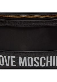 Love Moschino - LOVE MOSCHINO Saszetka nerka JC4253PP0IKE100A Czarny. Kolor: czarny. Materiał: skóra #4