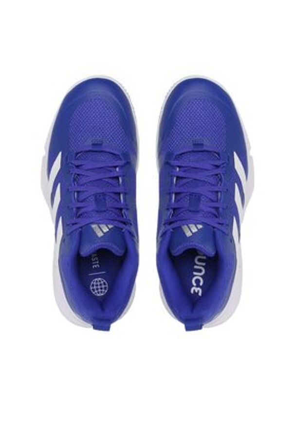 Adidas - adidas Buty halowe Court Team Bounce 2.0 Shoes HR0608 Niebieski. Kolor: niebieski. Materiał: materiał
