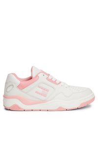 Tommy Jeans Sneakersy Tjw New Basket Sneaker Lc EN0EN02524 Różowy. Kolor: różowy. Materiał: skóra