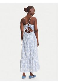 YAS Sukienka letnia Cinni 26036881 Błękitny Regular Fit. Kolor: niebieski. Materiał: bawełna. Sezon: lato #8