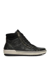 Remonte Sneakersy D0772-01 Czarny. Kolor: czarny. Materiał: skóra