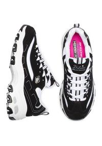 skechers - Skechers Sneakersy D'lites Biggest Fan 11930/BKW Czarny. Kolor: czarny. Materiał: skóra, syntetyk #6