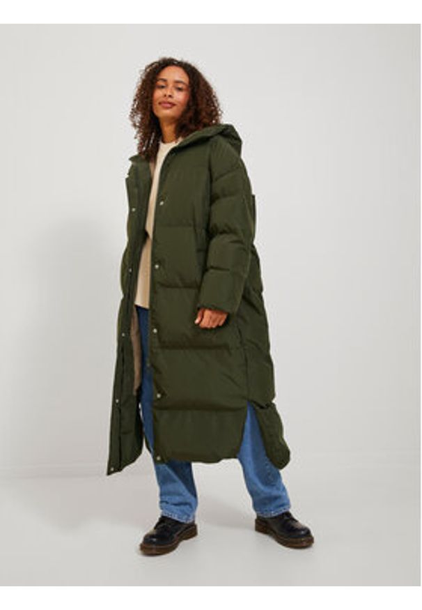 JJXX Płaszcz zimowy 12236531 Zielony Regular Fit. Kolor: zielony. Materiał: syntetyk. Sezon: zima