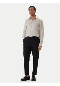 Calvin Klein Koszula LV019EU121 Beżowy Regular Fit. Kolor: beżowy. Materiał: lyocell #4