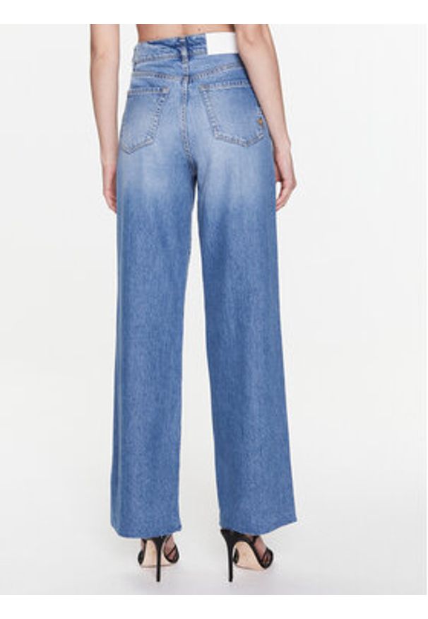 Pinko Jeansy Wilma 100173 A0GE Niebieski Wide Leg. Kolor: niebieski