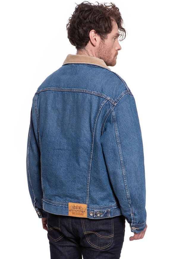 Lee - KURTKA JEANSOWA LEE STORM RIDER JKT MID STONE L88YRDFJ 112123806. Materiał: jeans