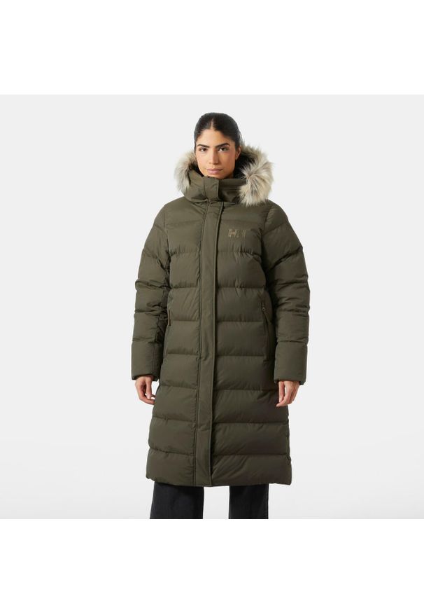 Parka dla kobiet Helly Hansen Aria. Kolor: zielony. Sezon: zima