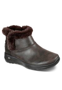 skechers - Skechers Botki On-The-Go Joy Endeavor 144013/CHOC Brązowy. Kolor: brązowy. Materiał: materiał #2