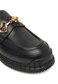 Love Moschino - LOVE MOSCHINO Loafersy JA10023G1PIA0000 Czarny. Kolor: czarny. Materiał: skóra #4