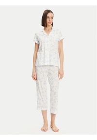 Lauren Ralph Lauren - LAUREN RALPH LAUREN Piżama ILN92422 Niebieski Regular Fit. Kolor: niebieski. Materiał: bawełna