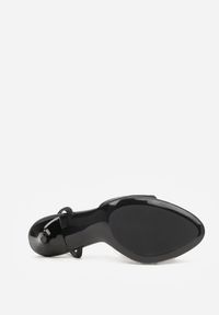 Born2be - Czarne Sandały na Szpilce z Transparentną Wstawką Mhyraya. Okazja: na co dzień, na spotkanie biznesowe, na ślub cywilny, do pracy, na wesele. Kolor: czarny. Materiał: jeans. Obcas: na szpilce. Styl: biznesowy, elegancki, casual, klasyczny, wizytowy #6