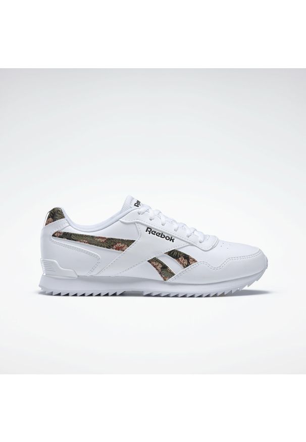 Buty do chodzenia damskie Reebok Royal Glide. Zapięcie: sznurówki. Kolor: biały, wielokolorowy, szary. Materiał: materiał, syntetyk. Szerokość cholewki: normalna. Model: Reebok Royal. Sport: turystyka piesza