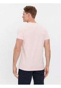 TOMMY HILFIGER - Tommy Hilfiger T-Shirt MW0MW10800 Różowy Slim Fit. Kolor: różowy. Materiał: bawełna #4