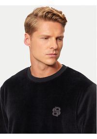 BOSS - Boss Bluza 50527422 Czarny Regular Fit. Kolor: czarny. Materiał: bawełna #4