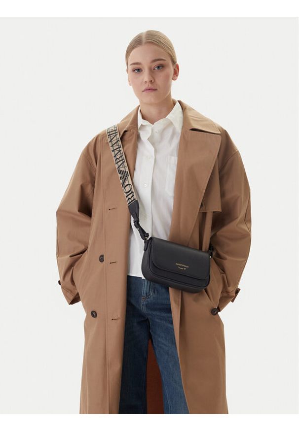 Emporio Armani Torebka EW000538 AF12103 MC032 Czarny. Kolor: czarny. Materiał: skórzane