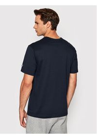 Champion T-Shirt Crewneck 216545 Granatowy Regular Fit. Kolor: niebieski. Materiał: bawełna #3