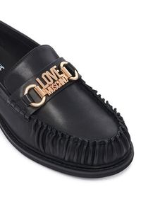 Love Moschino - LOVE MOSCHINO Mokasyny JA10063G1PIA0000 Czarny. Kolor: czarny. Materiał: skóra #4