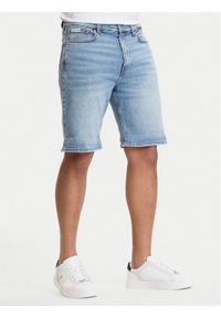 Calvin Klein Jeans Szorty jeansowe LV04RF920G Niebieski Regular Fit. Kolor: niebieski. Materiał: bawełna #1