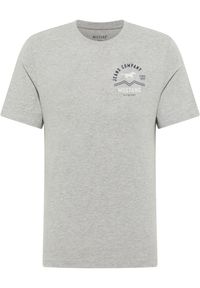 Męski T-Shirt Mustang Style Alex Mid Grey Mélange 1018307 4140 #1